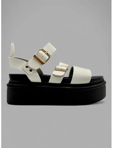 Sandalias con Plataforma Navelli White