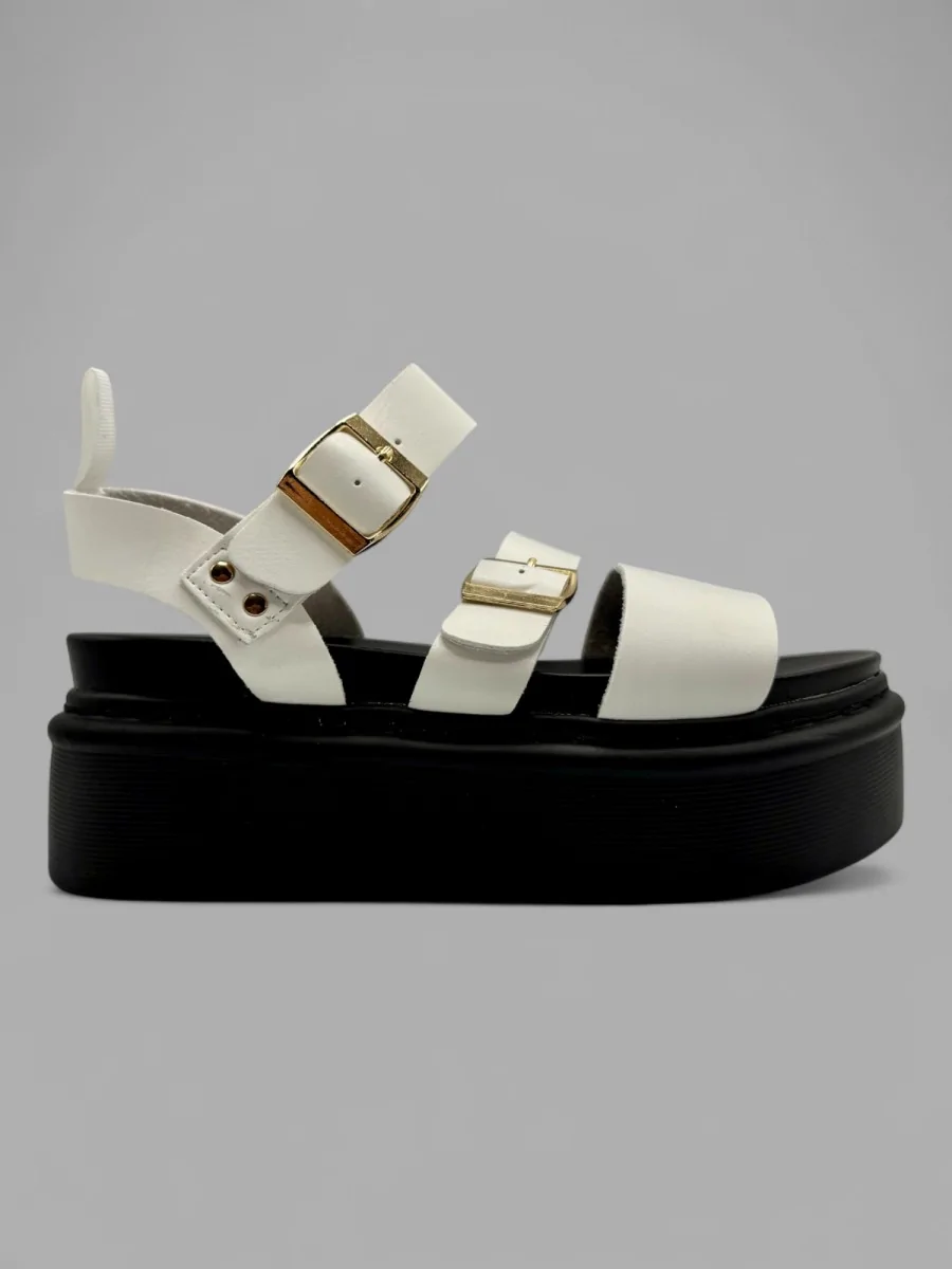 Sandalias con Plataforma Navelli White