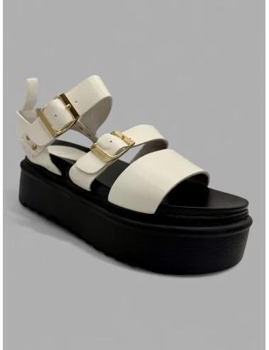 Sandalias con Plataforma Navelli White