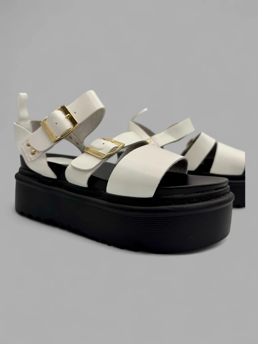 Sandalias con Plataforma Navelli White