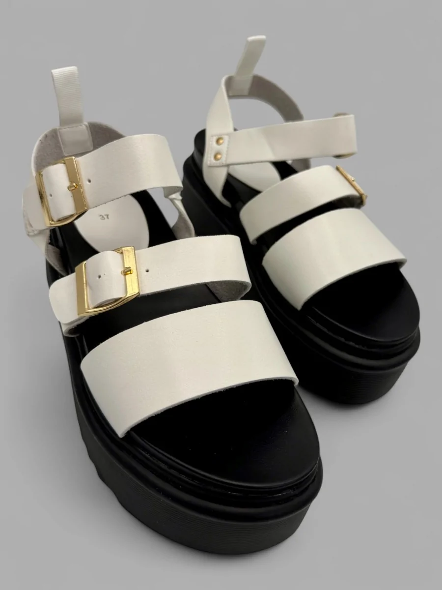 Sandalias con Plataforma Navelli White