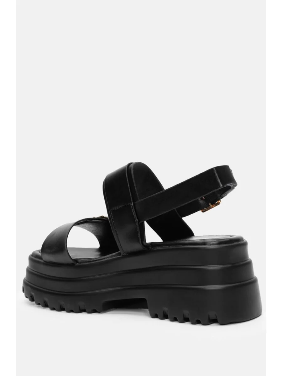 Sandalias con Plataforma y Hebillas con pasador Albes Noir