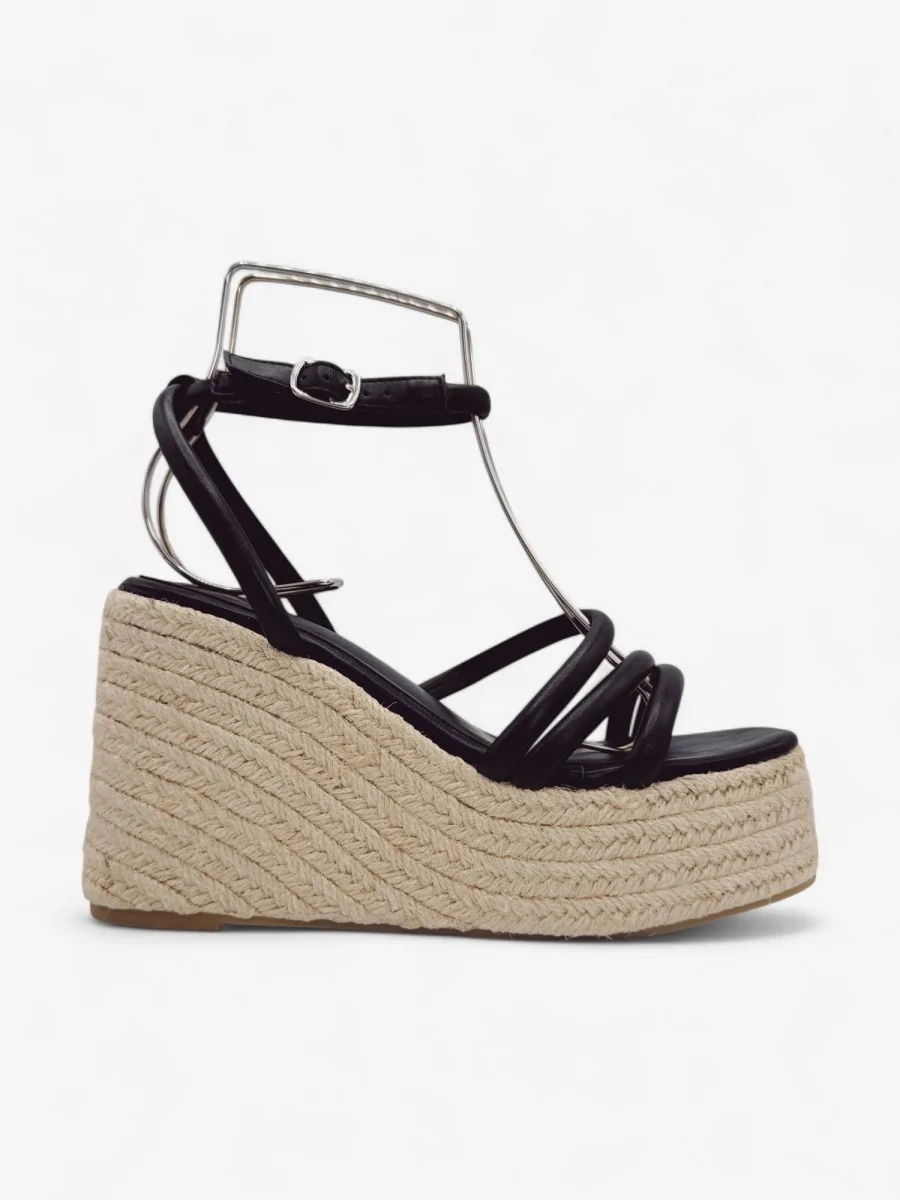 Cuñas Altas con Plataforma y Pulsera Pavia Noir