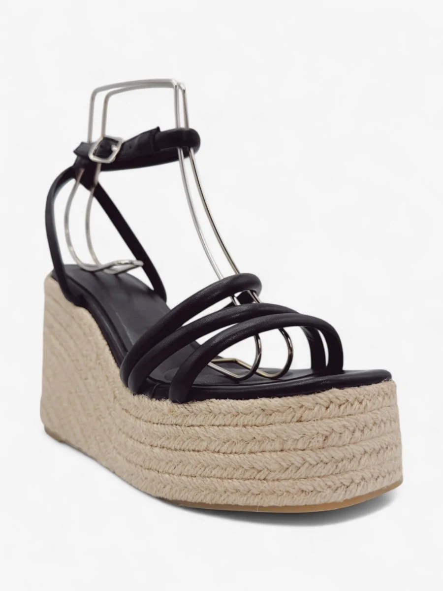 Cuñas Altas con Plataforma y Pulsera Pavia Noir