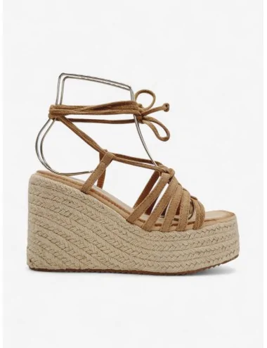Sandalias con Tiras Atadas...