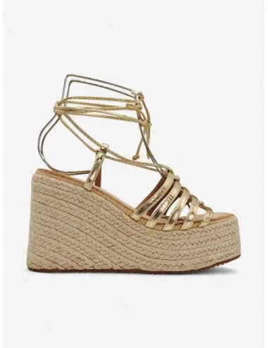 Sandalias con Tiras Atadas...
