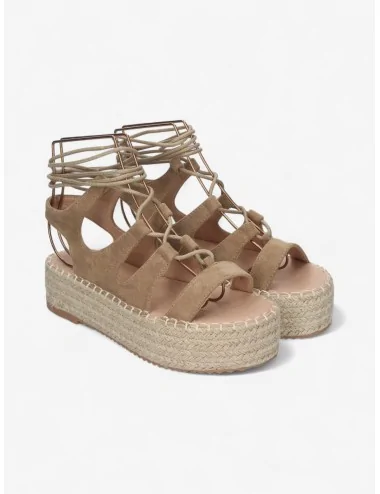 Sandalias con Cordones y...