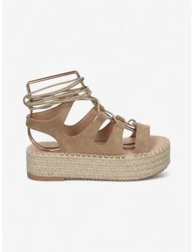 Sandalias con Cordones y...
