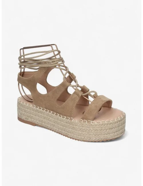 Sandalias con Cordones y...