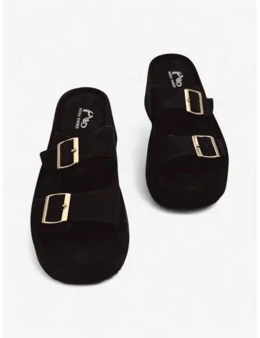 Sandalias Con Plataforma y...