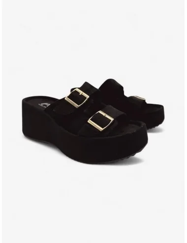 Sandalias Con Plataforma y...