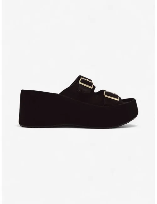 Sandalias Con Plataforma y...