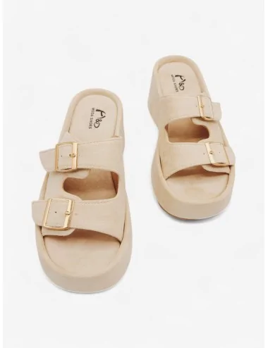 Sandalias Con Plataforma y...