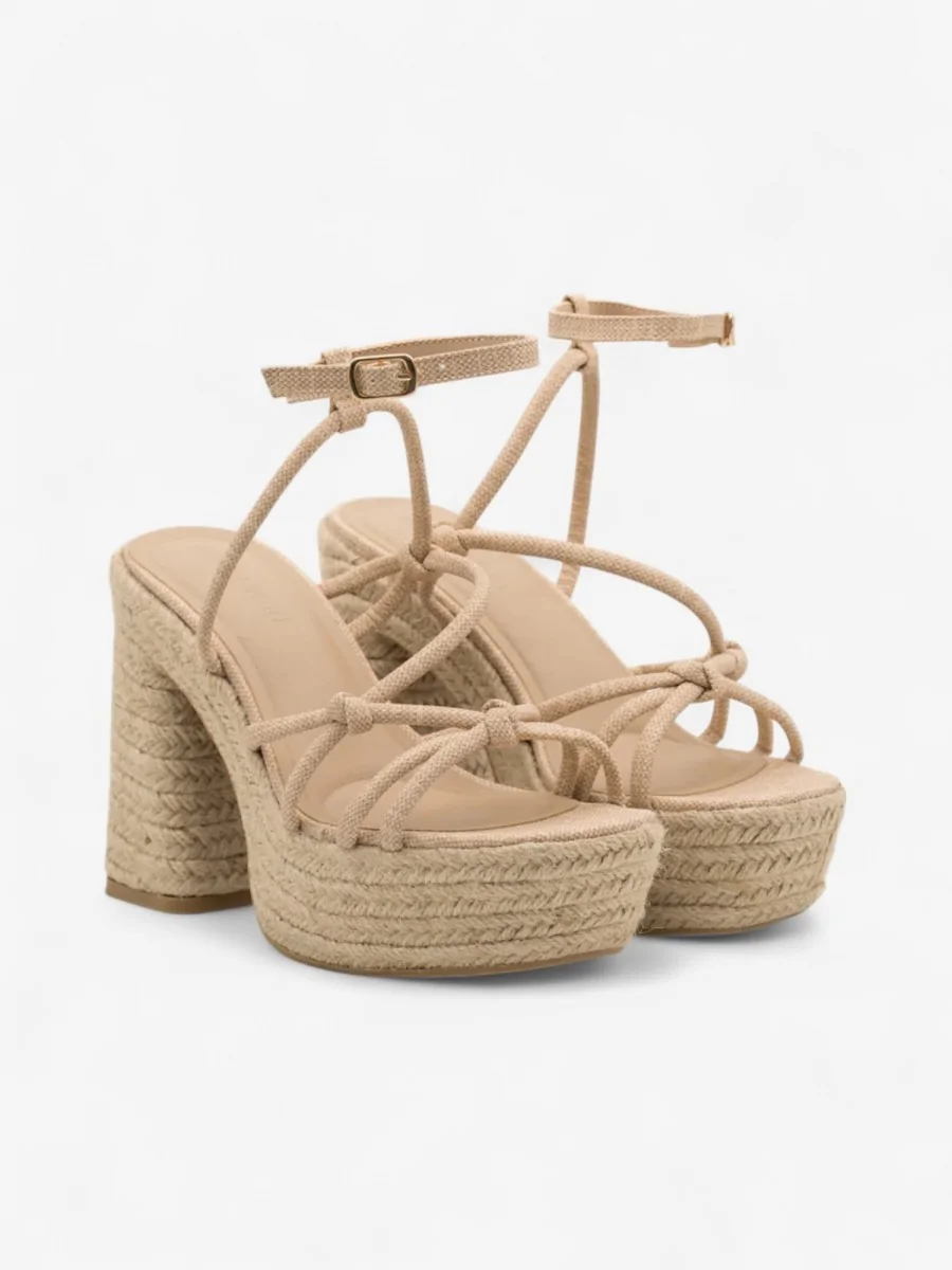 Sandalias con Tacón Dozza Beige