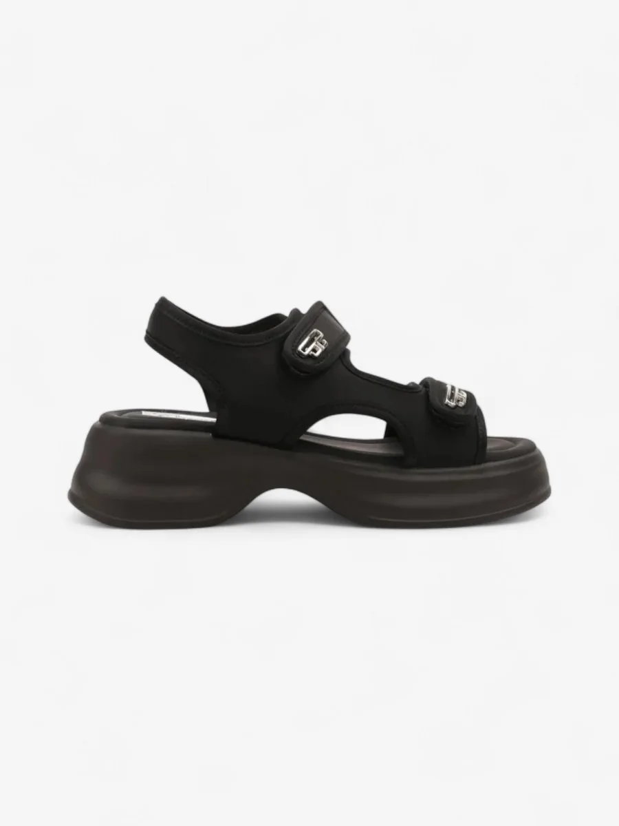 Sandalias Confort con Velcro Tatti Noir