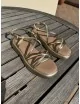 Sandalias planas con plataforma Terme Gold