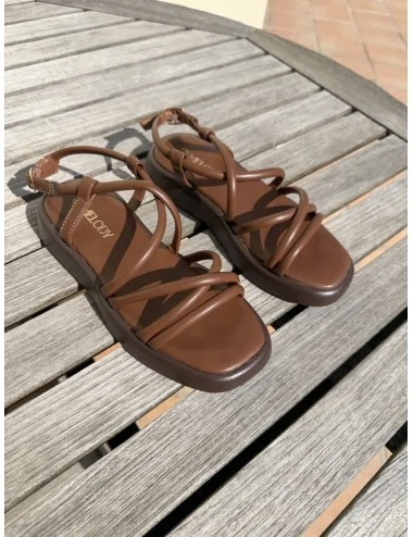 Sandalias planas con...