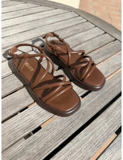 Sandalias planas con...