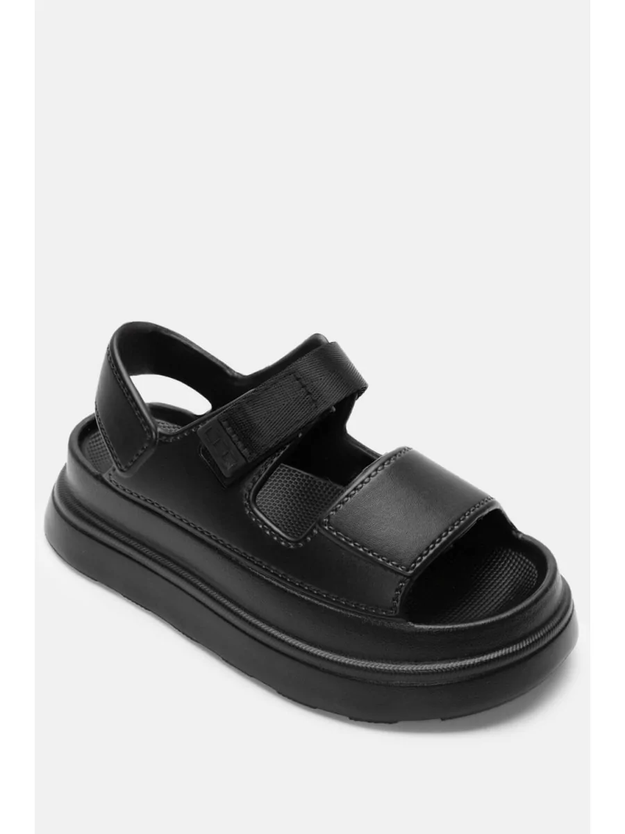 Sandalias con Plataforma y velcro Nevea Noir