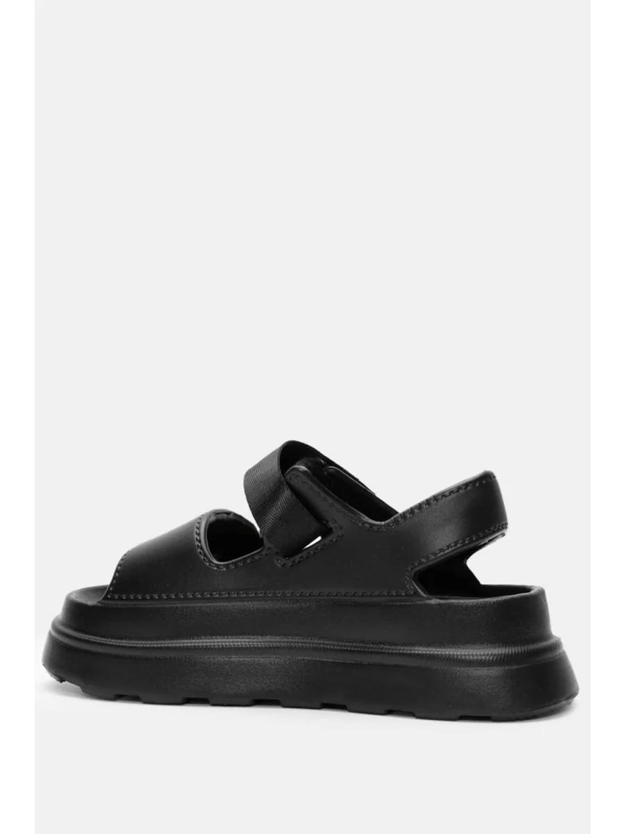 Sandalias con Plataforma y velcro Nevea Noir