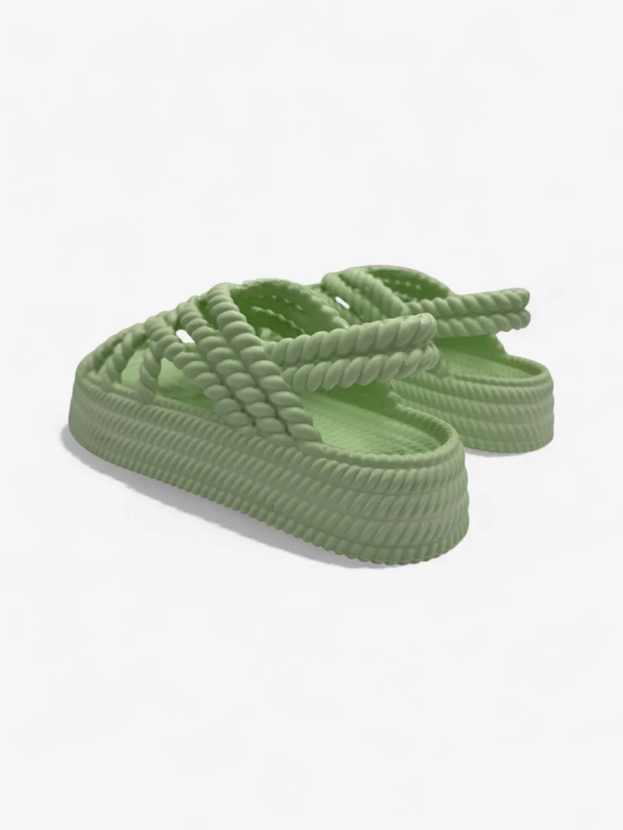 Sandalias con Plataforma Playa / Piscina Acqua Green