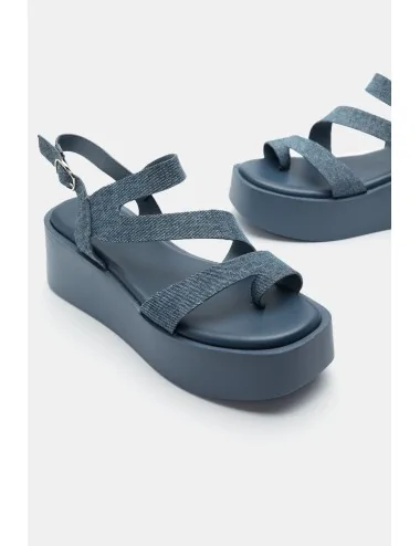 Sandalias Cruzadas Aquila Blue