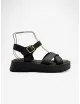 Sandalias con Plataforma Oliveri Noir