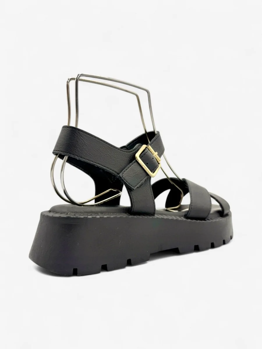 Sandalias con Plataforma Oliveri Noir