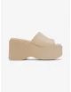 Sandalias Con Plataforma Torza Beige