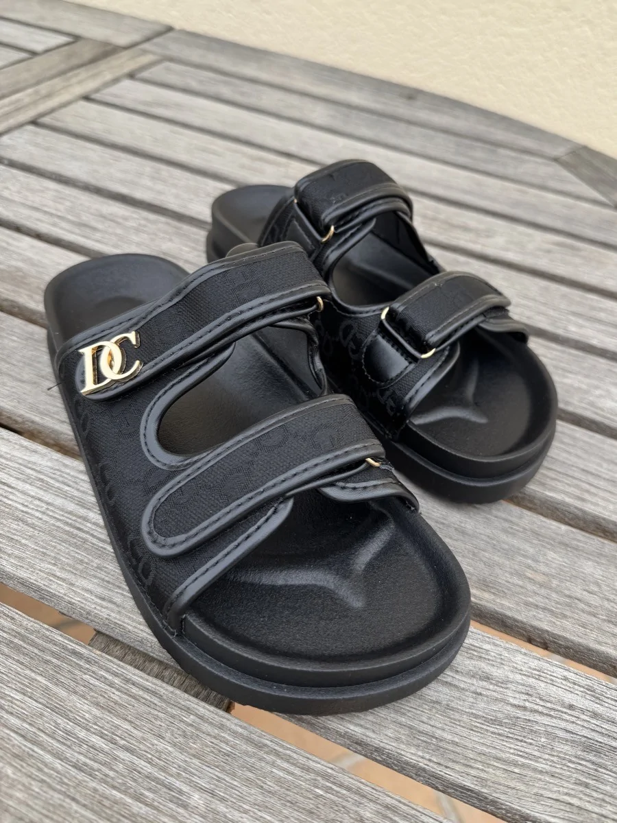 Sandalias con Plataforma Ischia Noir