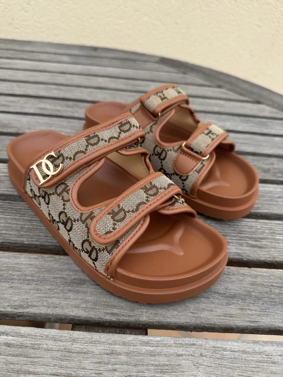 Sandalias con Plataforma Ischia Camel