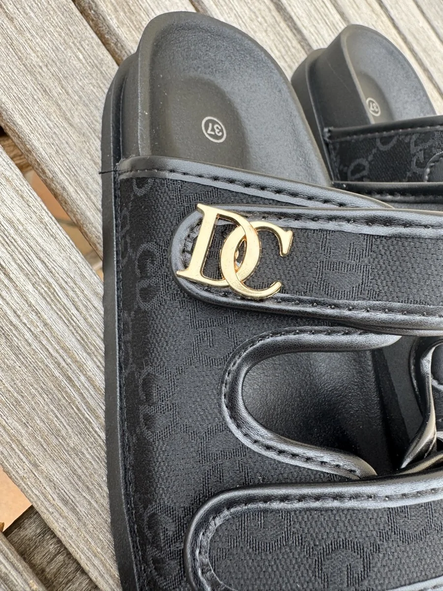 Sandalias con Plataforma Ischia Noir