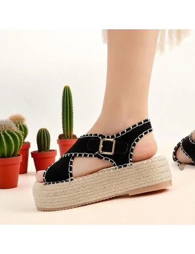 Sandalia con Plataforma de...