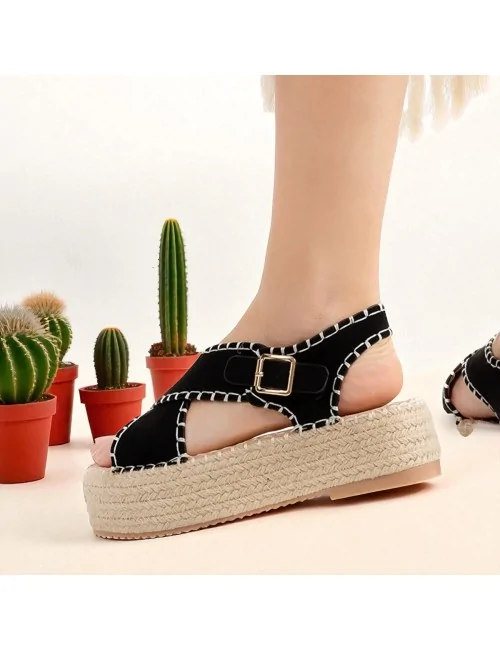 Sandalia con Plataforma de...