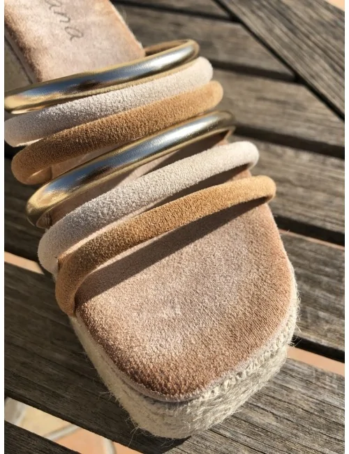Sandalias Con Plataforma de...