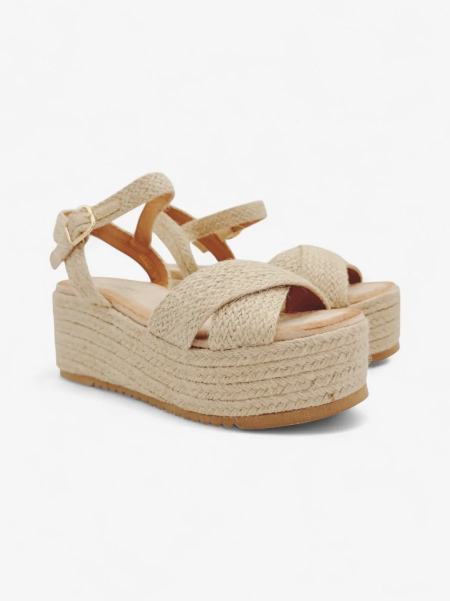 Sandalias de Esparto Fonni Beige