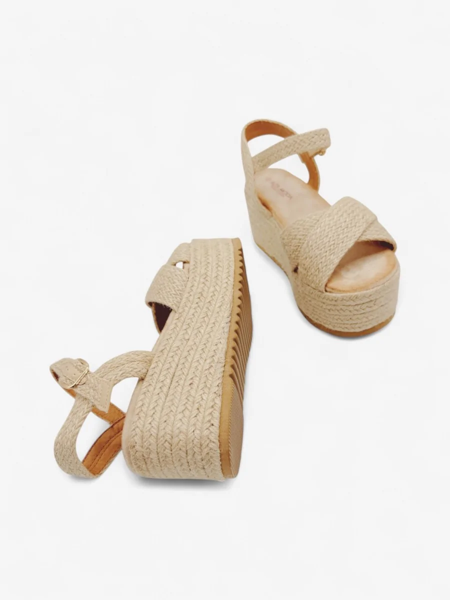 Sandalias de Esparto Fonni Beige