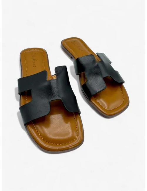 Sandalias Planas Chiari Noir