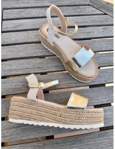 Sandalias de Plataforma y...