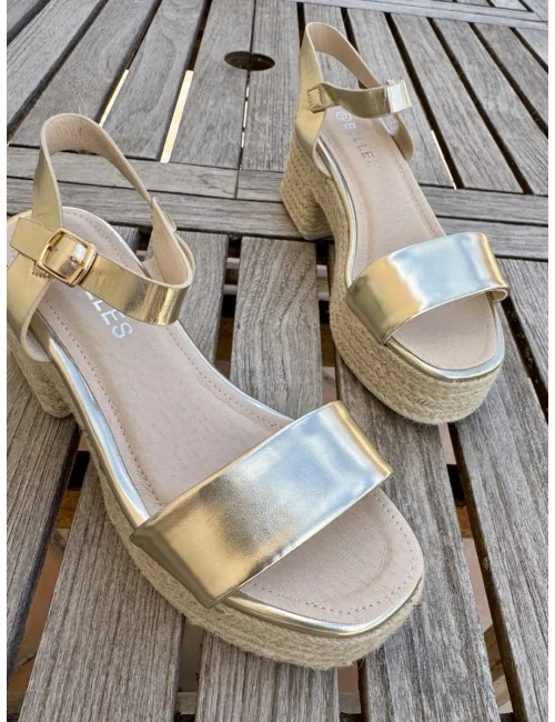 Sandalias con Tacón Grueso...