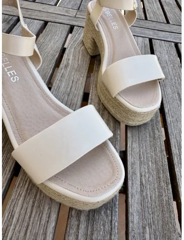Sandalias con Tacón Grueso...