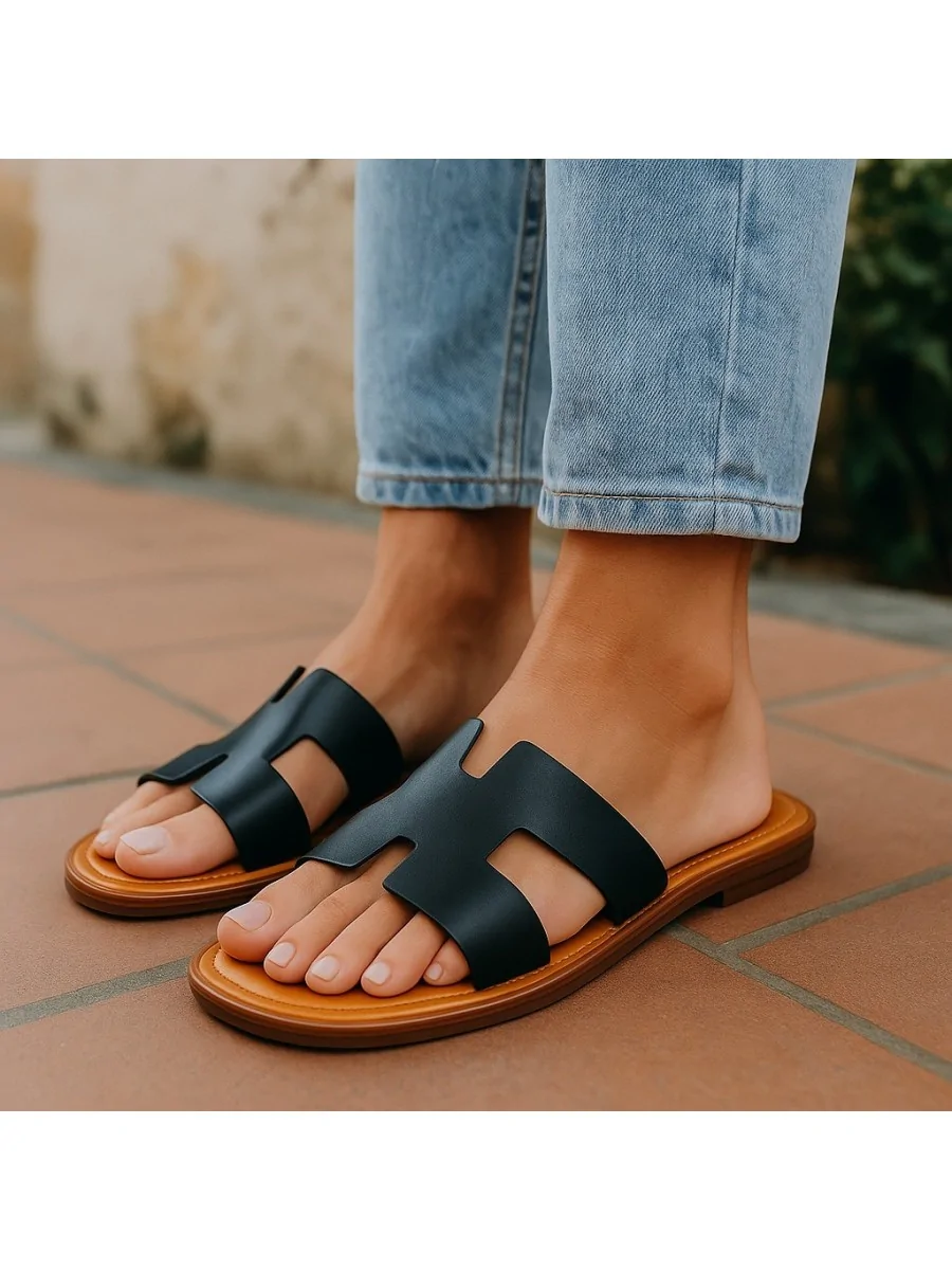 Sandalias Planas Chiari Noir