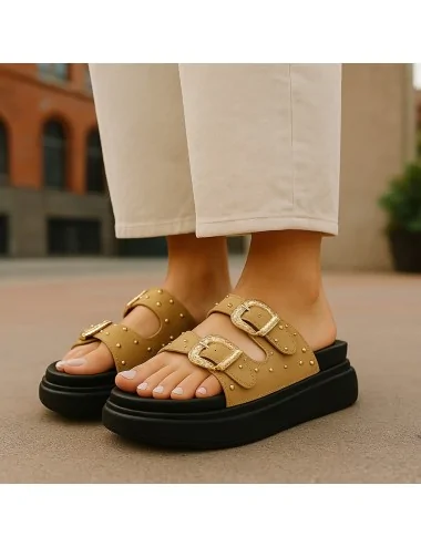 Sandalias con Plataforma y...