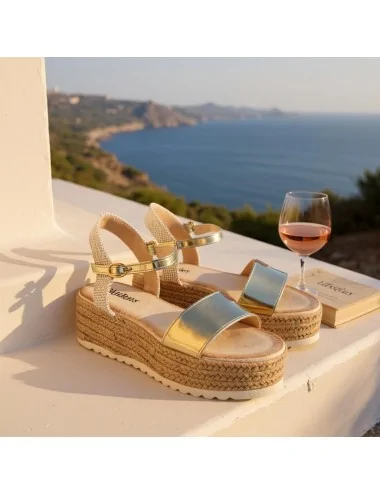 Sandalias de Plataforma y...