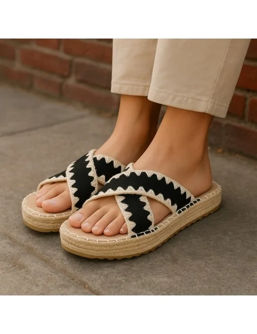 Sandalias con Plataforma de...