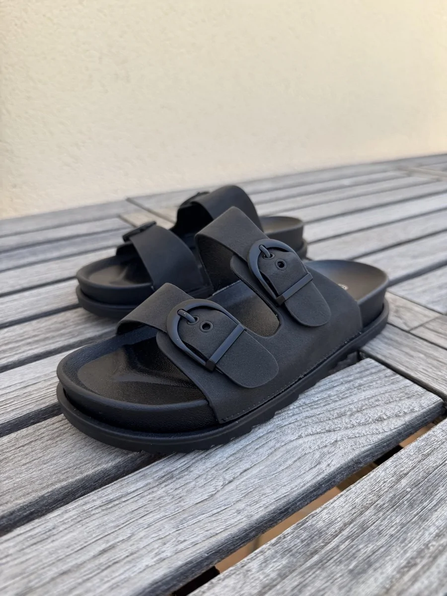 Sandalias con Hebillas Cesale Noir