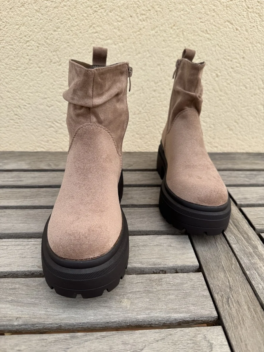 Botas de Invierno con Plataforma Giazza Khaki
