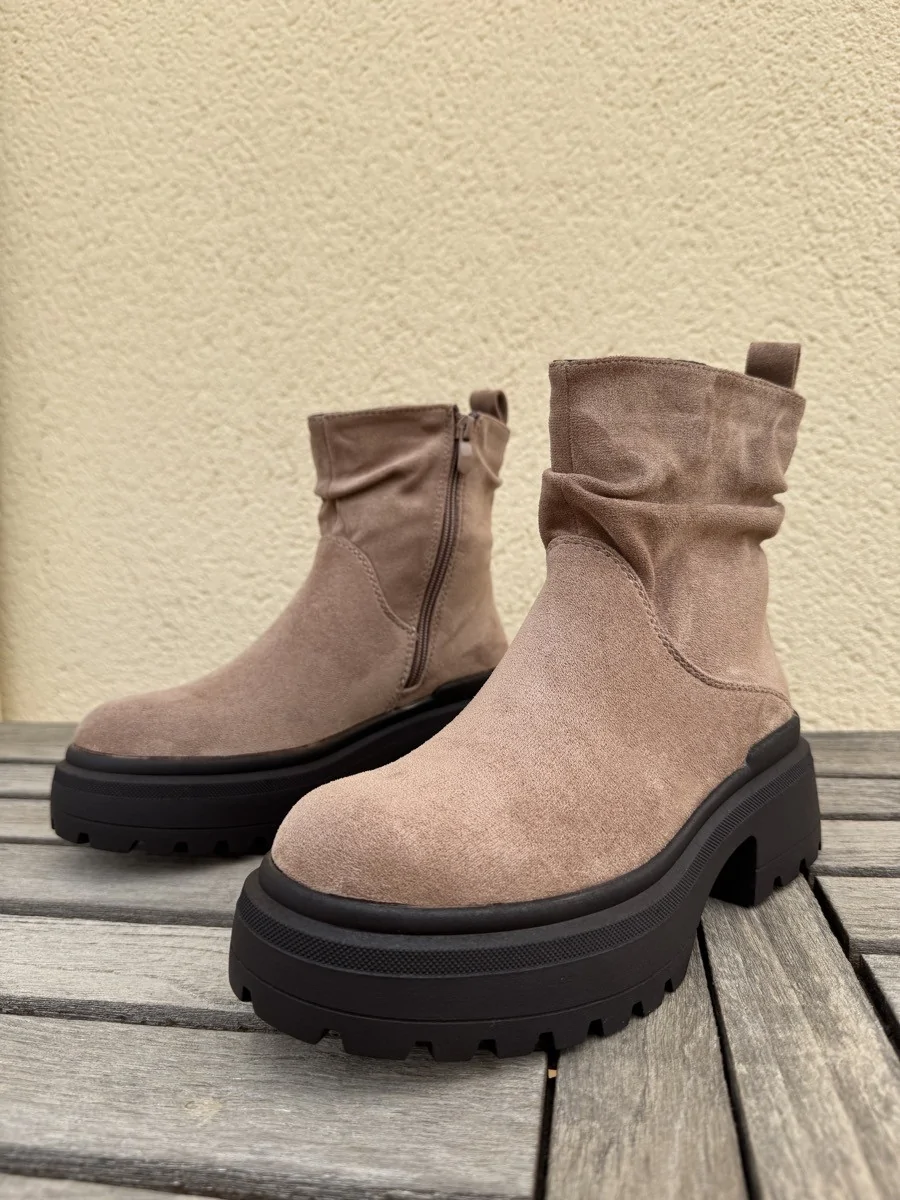 Botas de Invierno con Plataforma Giazza Khaki