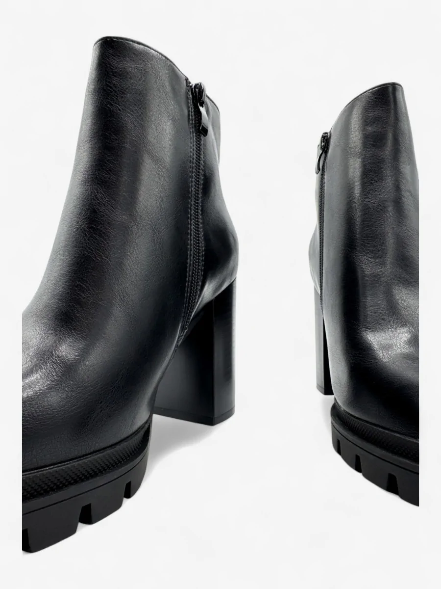 Botines de Tacon Azzano Noir