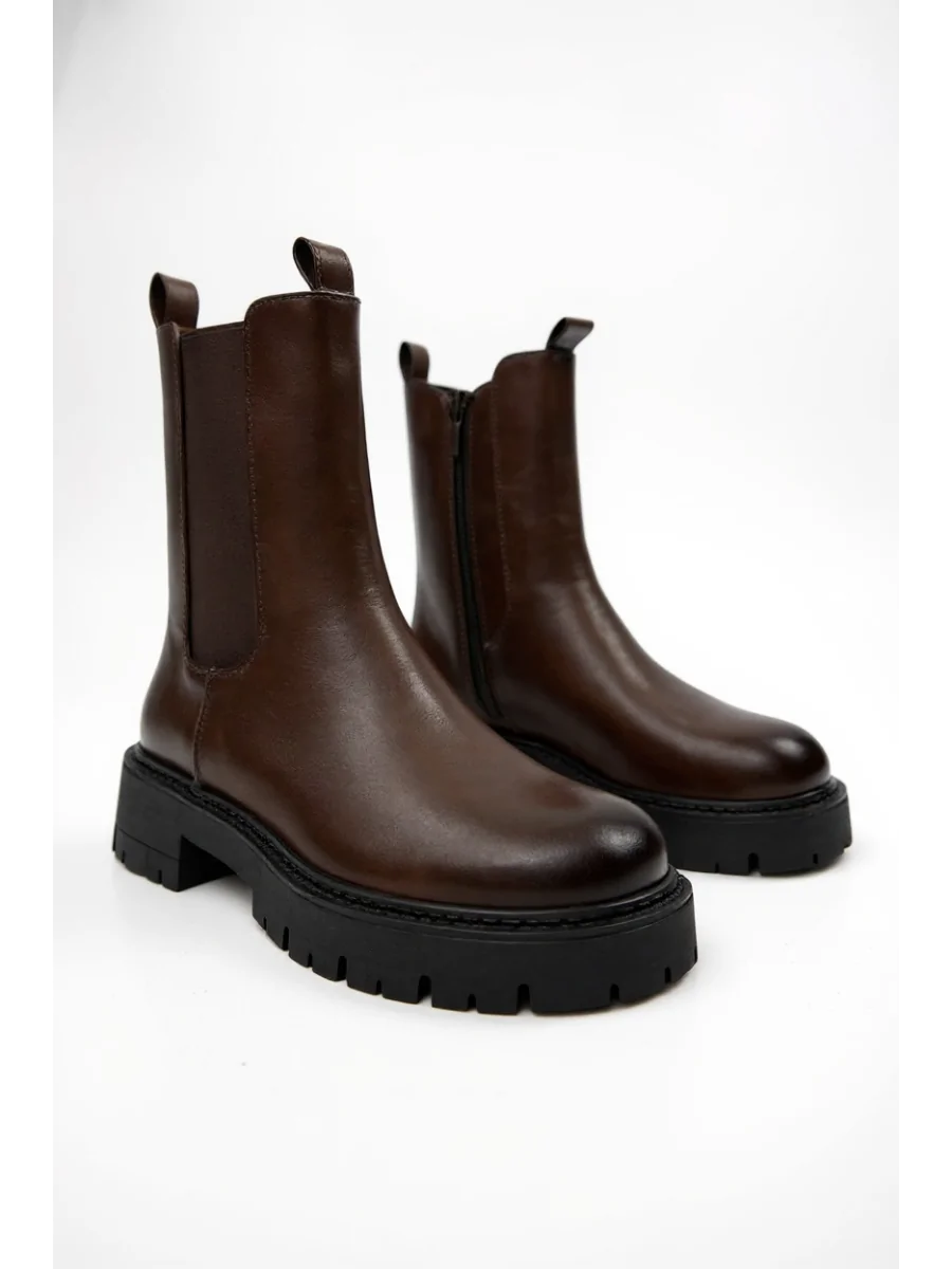 Botas con Plataforma Varone Brown